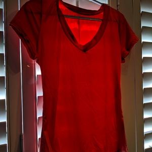 Orangy activewear blouse xlarge